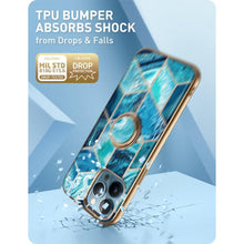 Заредете изображение във визуализатора на галерията – Supcase IBLSN COSMO SNAP IPHONE 13 PRO OCEAN BLUE - TopMag
