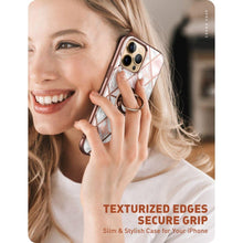 Заредете изображение във визуализатора на галерията – Supcase IBLSN COSMO SNAP IPHONE 13 PRO MARBLE PINK - TopMag
