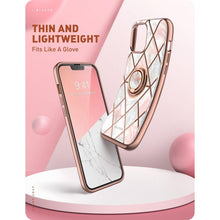 Заредете изображение във визуализатора на галерията – Supcase IBLSN COSMO SNAP IPHONE 13 PRO MARBLE PINK - TopMag
