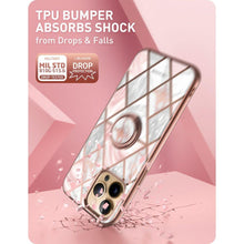 Заредете изображение във визуализатора на галерията – Supcase IBLSN COSMO SNAP IPHONE 13 PRO MARBLE PINK - TopMag
