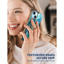 Заредете изображение във визуализатора на галерията – Supcase IBLSN COSMO SNAP IPHONE 13 OCEAN BLUE - TopMag
