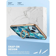 Заредете изображение във визуализатора на галерията – Supcase IBLSN COSMO SNAP IPHONE 13 OCEAN BLUE - TopMag
