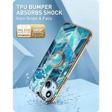 Заредете изображение във визуализатора на галерията – Supcase IBLSN COSMO SNAP IPHONE 13 OCEAN BLUE - TopMag
