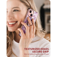 Заредете изображение във визуализатора на галерията – Supcase IBLSN COSMO SNAP IPHONE 13 MARBLE PURPLE - TopMag
