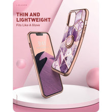 Заредете изображение във визуализатора на галерията – Supcase IBLSN COSMO SNAP IPHONE 13 MARBLE PURPLE - TopMag
