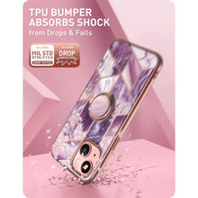 Заредете изображение във визуализатора на галерията – Supcase IBLSN COSMO SNAP IPHONE 13 MARBLE PURPLE - TopMag
