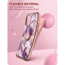 Заредете изображение във визуализатора на галерията – Supcase IBLSN COSMO SNAP IPHONE 13 MARBLE PURPLE - TopMag
