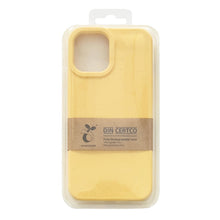 Заредете изображение във визуализатора на галерията – Eco Case Case for iPhone 12 Silicone Cover Phone Cover Yellow - TopMag
