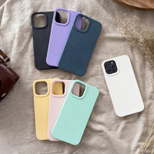 Заредете изображение във визуализатора на галерията – Eco Case Case for iPhone 13 Pro Silicone Cover Phone Shell Mint - TopMag
