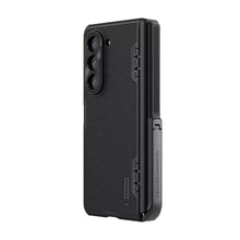 Заредете изображение във визуализатора на галерията – Nillkin Super Frosted Shield Fold Case for Samsung Galaxy Z Fold 5 5G black (bracket)
