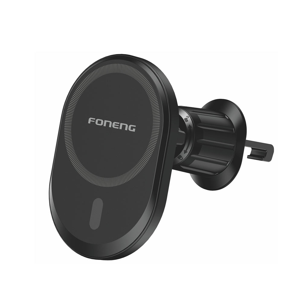 Foneng Car holder CP105 magnetic with induction charging to air vent black