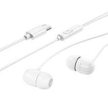 Заредете изображение във визуализатора на галерията – Borofone Earphones BM77 Delicious with microphone Type C white
