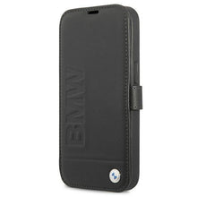 Заредете изображение във визуализатора на галерията – Etui BMW BMFLBKP13XSLLBK iPhone 13 Pro Max 6,7" czarny/black book Signature
