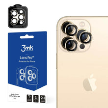 Заредете изображение във визуализатора на галерията – iPhone 13 Pro Max / 13 Pro 9H Camera Glass for 3mk Lens Protection Pro Series Lens - Gold
