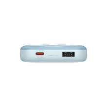 Заредете изображение във визуализатора на галерията – Baseus Comet Series powerbank with display 10000mAh 22.5W - blue + USB-A - USB-C cable 0.3m - white
