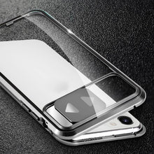 Заредете изображение във визуализатора на галерията – Wozinsky Magnetic Cam Slider Case Full Body Cover built-in front glass lens rotector for Huawei P40 black
