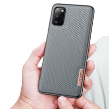 Заредете изображение във визуализатора на галерията – Dux Ducis Fino case covered with nylon material for Samsung Galaxy A41 gray
