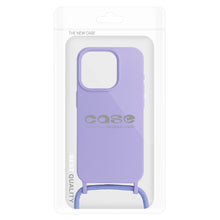 Заредете изображение във визуализатора на галерията – Strap Silicone Case for Iphone 14 Pro design 1 purple
