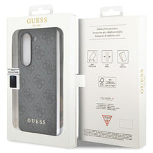 Заредете изображение във визуализатора на галерията – Original faceplate case GUESS GUHCZFD5GF4GGR for Samsung Fold 5 (4G Charm / grey)

