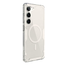 Заредете изображение във визуализатора на галерията – Nillkin Nature Pro Magnetic Case for Samsung Galaxy S23+ with MagSafe armored cover white
