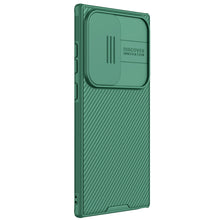 Заредете изображение във визуализатора на галерията – Nillkin CamShield Pro armored case with camera protector for Samsung Galaxy S24 Ultra - green

