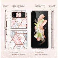 Заредете изображение във визуализатора на галерията – Supcase COSMO GALAXY WITH FLIP 4 MARBLE
