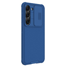 Заредете изображение във визуализатора на галерията – Nillkin CamShield Pro Case for Samsung Galaxy S23+ cover with camera cover blue
