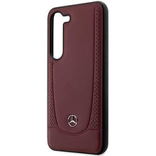 Заредете изображение във визуализатора на галерията – Mercedes MEHCS23MARMRE S23+ S916 red/red hardcase Leather Urban Bengale
