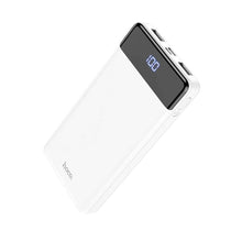 Заредете изображение във визуализатора на галерията – Hoco power bank 10 000mah 2a 2xusb + type c j84 cool white - TopMag
