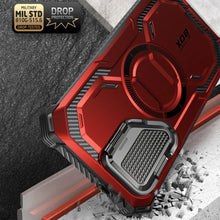 Заредете изображение във визуализатора на галерията – IBLSN Armorbox Mag Supcase case with MagSafe for Samsung Galaxy S24 - red
