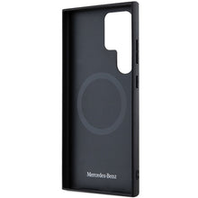 Заредете изображение във визуализатора на галерията – Original Case - hardcase Leather Textured &amp; Plain MagSafe MEHMS24L23RBARK for Samsung Galaxy S24 Ultra Black
