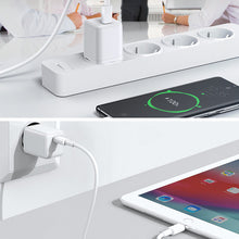 Заредете изображение във визуализатора на галерията – Joyroom Fast USB Type C Wall Charger 25W 3A EU Plug White (L-P251) - TopMag
