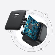 Заредете изображение във визуализатора на галерията – Joyroom Small Fast USB Type C PD Charger 25W UK Plug Black (L-P251) - TopMag
