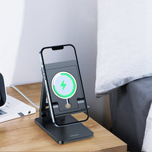 Заредете изображение във визуализатора на галерията – Joyroom foldable holder phone stand black (JR-ZS282) - TopMag
