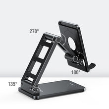 Заредете изображение във визуализатора на галерията – Joyroom foldable holder phone stand black (JR-ZS282) - TopMag

