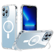 Заредете изображение във визуализатора на галерията – Joyroom Defender magnetic case for iPhone 13 Pro Max rugged housing with hooks kickstand transparent (MagSafe compatible) - TopMag
