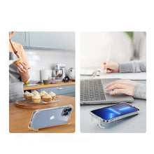 Заредете изображение във визуализатора на галерията – Joyroom Defender magnetic case for iPhone 13 Pro Max rugged housing with hooks kickstand transparent (MagSafe compatible) - TopMag
