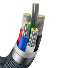 Заредете изображение във визуализатора на галерията – Baseus crystal shine series fast charging data cable USB Type C to Lightning 20W 1.2m black (CAJY000201) - TopMag
