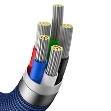 Заредете изображение във визуализатора на галерията – Baseus crystal shine series fast charging data cable USB Type C to Lightning 20W 1.2m blue (CAJY000203) - TopMag
