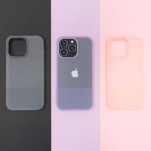 Заредете изображение във визуализатора на галерията – Kingxbar Plain Series case cover for iPhone 13 silicone cover purple - TopMag
