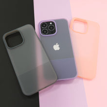 Заредете изображение във визуализатора на галерията – Kingxbar Plain Series case cover for iPhone 13 silicone cover purple - TopMag
