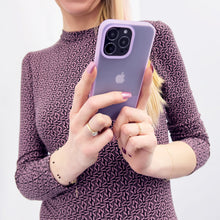 Заредете изображение във визуализатора на галерията – Kingxbar Plain Series case cover for iPhone 13 Pro Max silicone cover pink - TopMag

