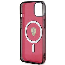 Заредете изображение във визуализатора на галерията – Ferrari FEHMP14SURKR iPhone 14 6.1" red/red hardcase Translucent Magsafe
