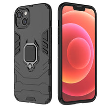 Заредете изображение във визуализатора на галерията – Ring Armor case for iPhone 14 armored cover magnetic holder ring black
