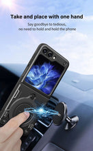 Заредете изображение във визуализатора на галерията – Ring Armor Case for Samsung Galaxy Z Flip 5 Black
