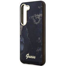 Заредете изображение във визуализатора на галерията – Guess GUHCS23MHTMRSK S23+ S916 black/black hardcase Golden Marble Collection
