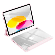 Заредете изображение във визуализатора на галерията – Dux Ducis Copa case for iPad 10.9'' 2022 (10 gen.) smart cover stand pink
