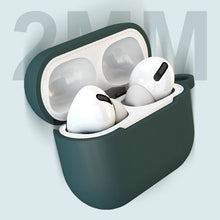 Заредете изображение във визуализатора на галерията – Apple AirPods 3 soft silicone earphones case + clip hook black (case D) - TopMag
