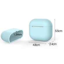 Заредете изображение във визуализатора на галерията – Apple AirPods 3 soft silicone earphones case pink (case C) - TopMag
