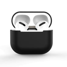 Заредете изображение във визуализатора на галерията – Apple AirPods 3 soft silicone earphones case black (case C) - TopMag
